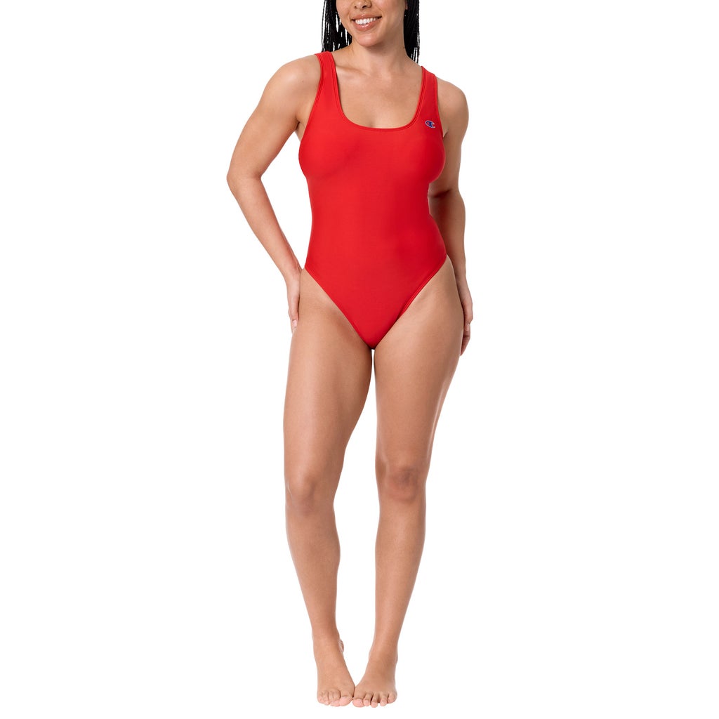 [color:red] Champion Women's One-Piece Swimsuit - Red - image 10