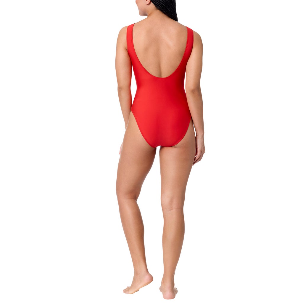 [color:red] Champion Women's One-Piece Swimsuit - Red - image 3