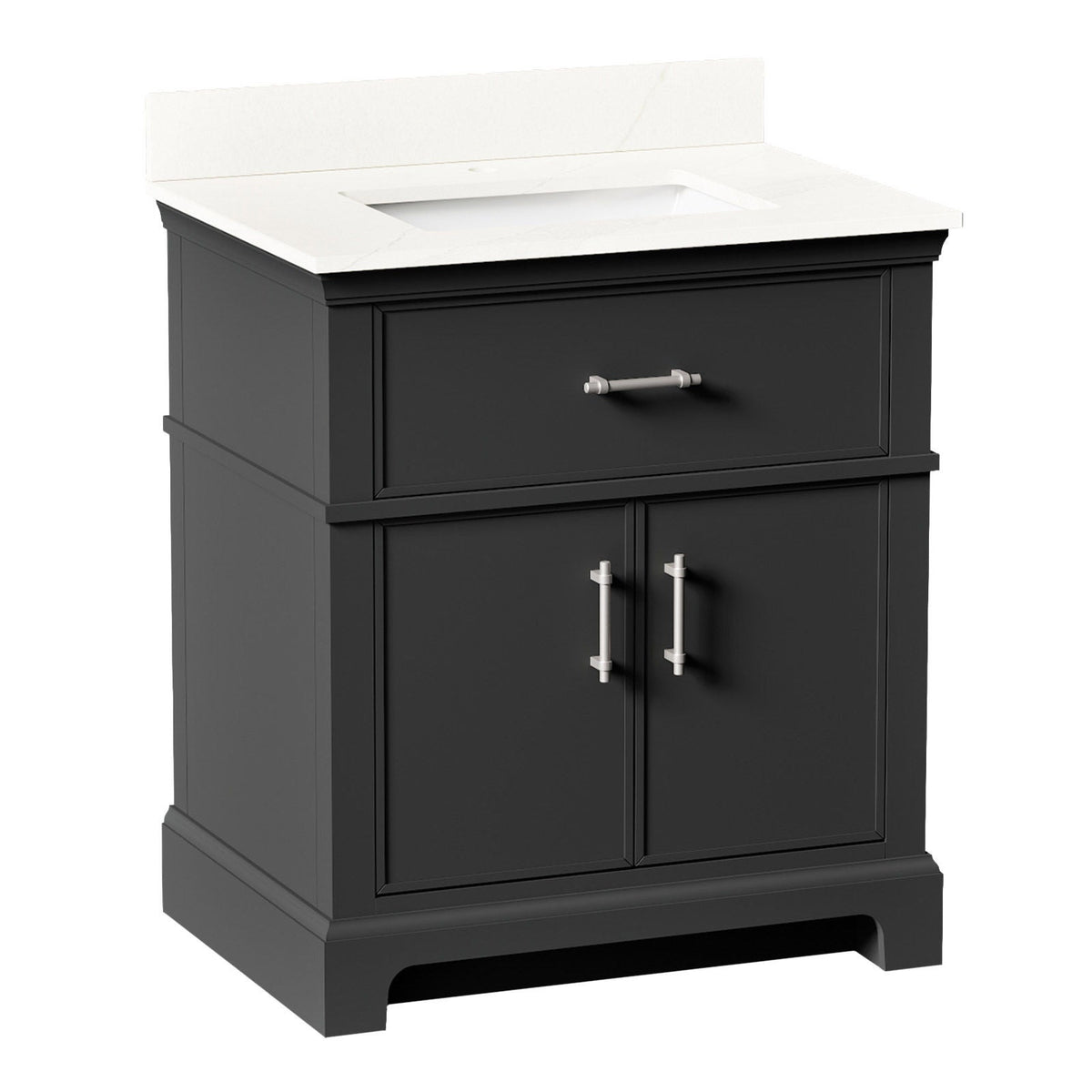 Kohler Chulton Bathroom Vanity with Sink and Quartz Top in Gray