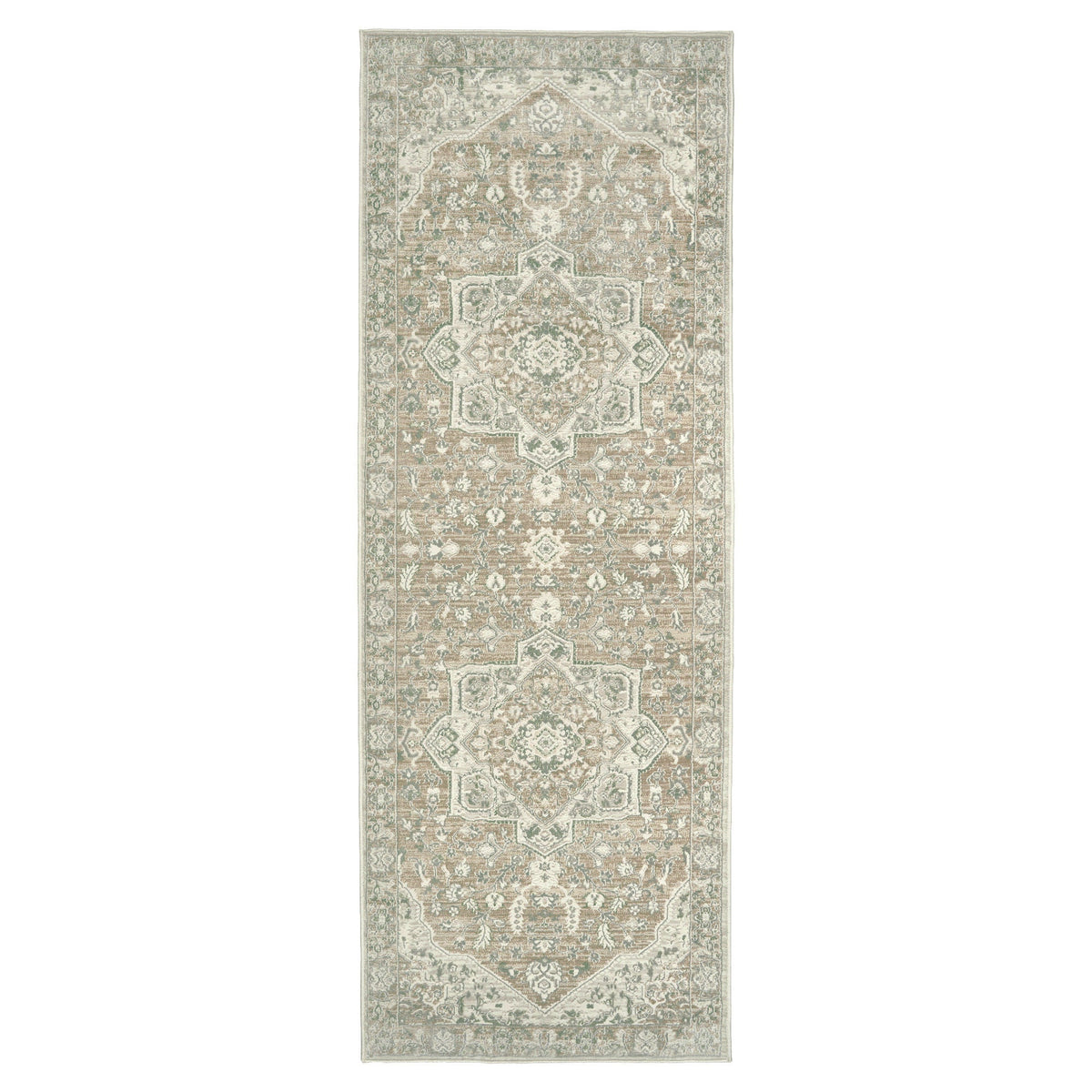 Sasha Runner, Adryan Beige, 2'6" x 7'