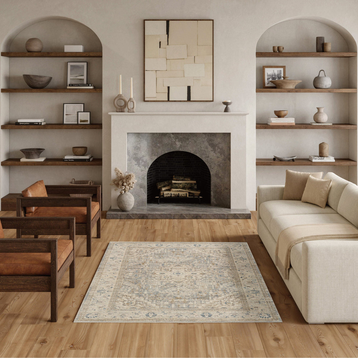 Nourison Argon Area Rug, Glow, 5'3” x 7'6”