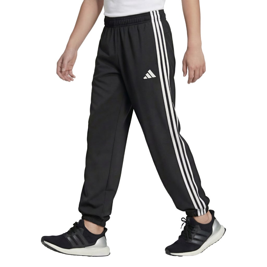 [color:black] adidas Youth Tricot Jogger - Black - image 2