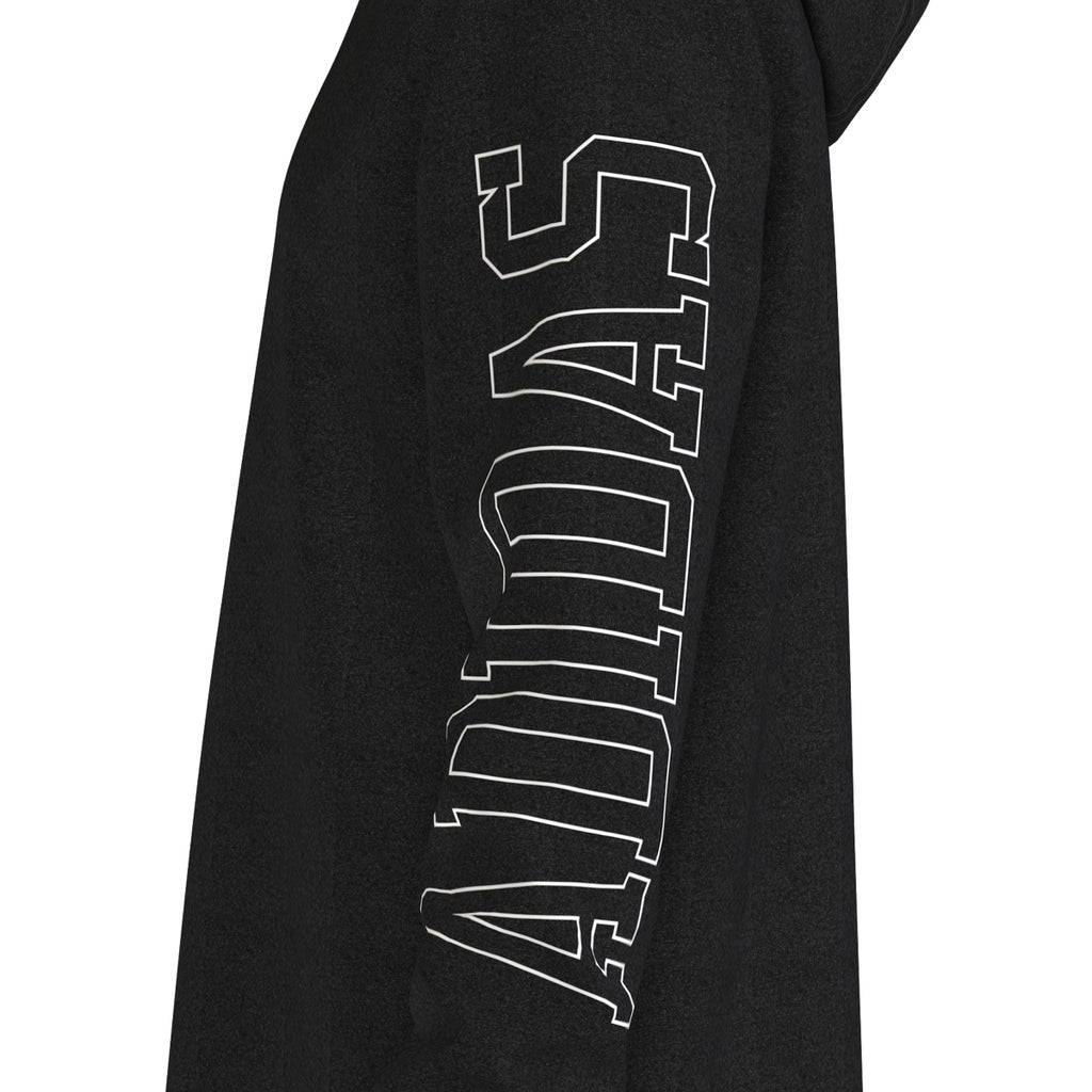 [color:black] adidas Youth 2-pack Hooded Tee - Black - image 5