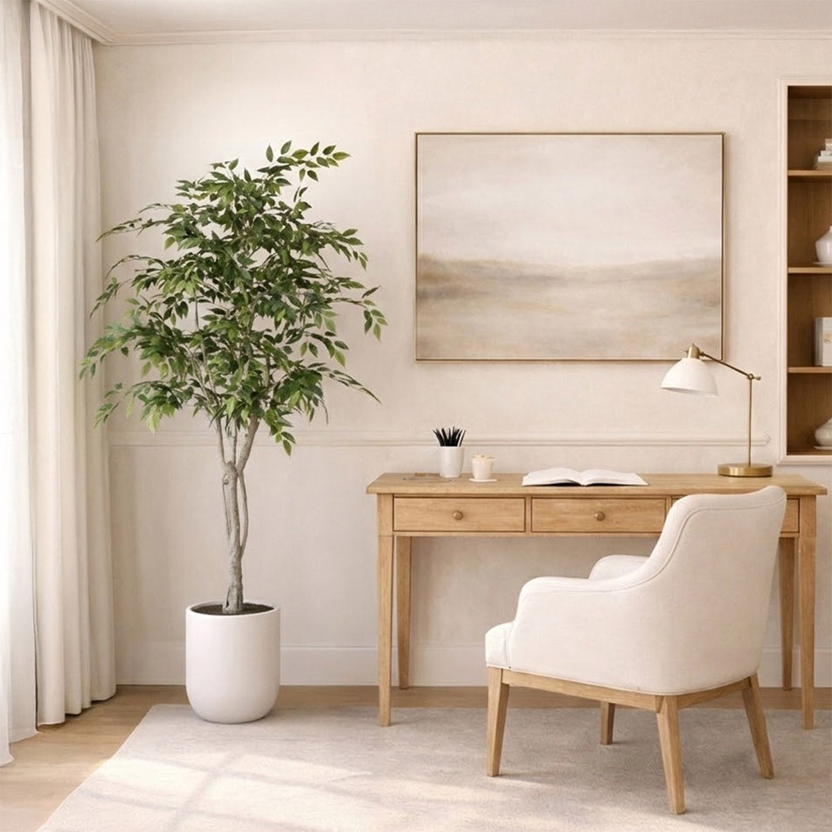Faux 6.5' Ficus Tree