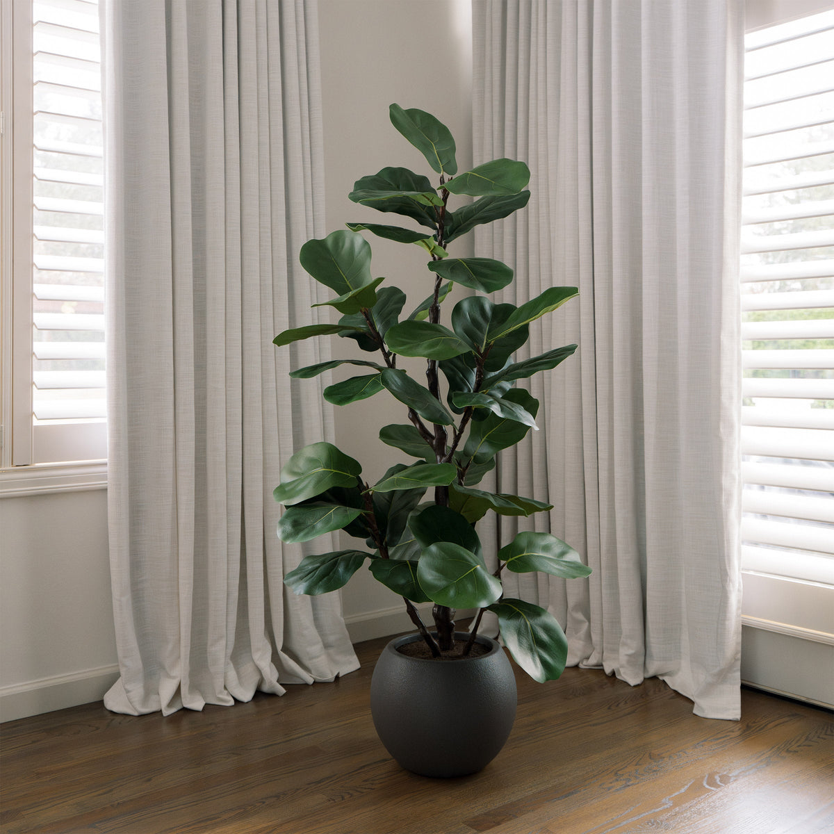 Faux 5' Slim Fig Tree