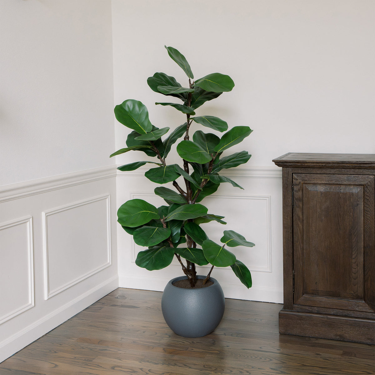 Faux 5' Slim Fig Tree