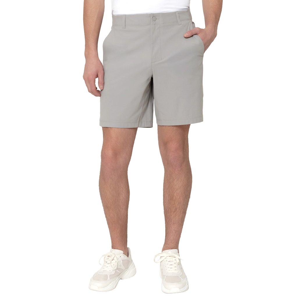 [color:gray] Mondetta Men's Warp Knit Short - Gray - image 2