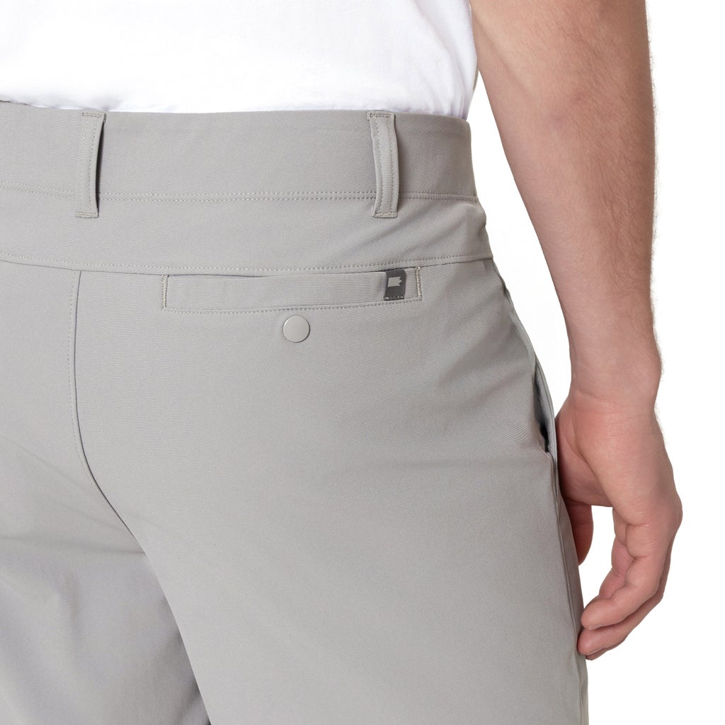 [color:gray] Mondetta Men's Warp Knit Short - Gray - image 5