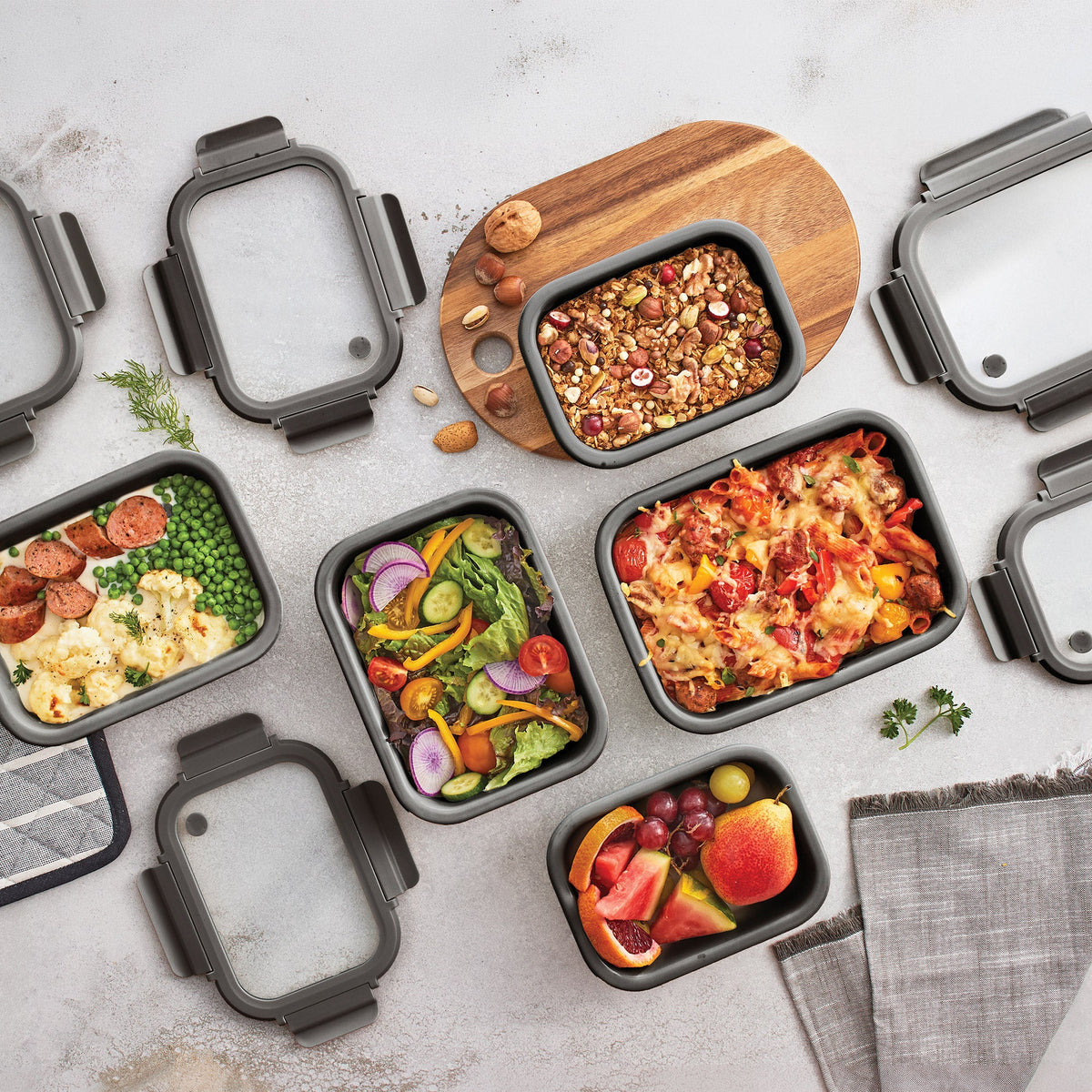 Safdie & Co. 10-piece Ceramic Food Storage Set