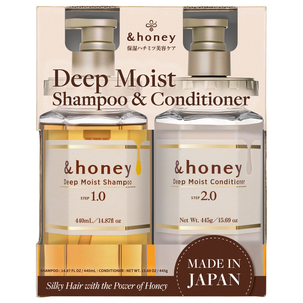 &honey Deep Moist Shampoo & Conditioner Set - product image