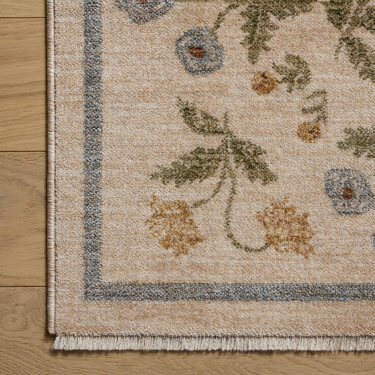 Rifle Paper Co. x Loloi Figaro Area Rug, Cream, 5' x 7'11”