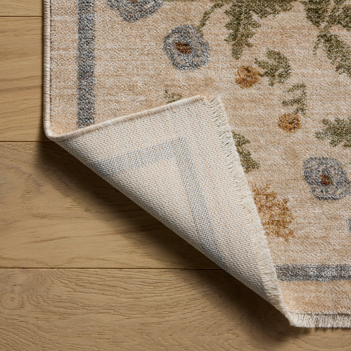 Rifle Paper Co. x Loloi Figaro Area Rug, Cream, 5' x 7'11”