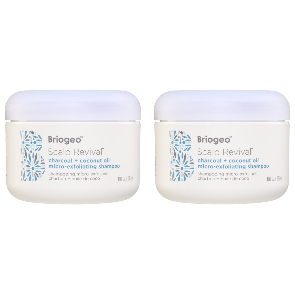 Briogeo Scalp Revival Charcoal + Coconut Oil Micro-Exfoliating Shampoo, 3.4 oz, 2-pack - product image