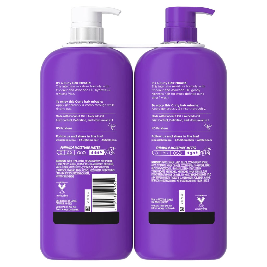 Aussie Miracle Curls Shampoo & Conditioner 39.9 fl oz Each - product image