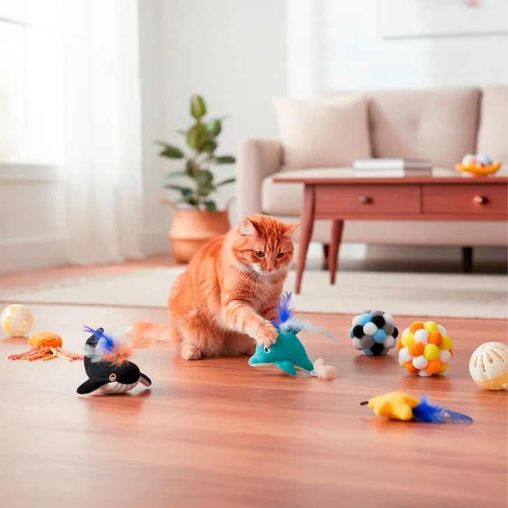 Buddy Buddy Cat Scratcher Bed and Toys, 13-piece Set - image 2