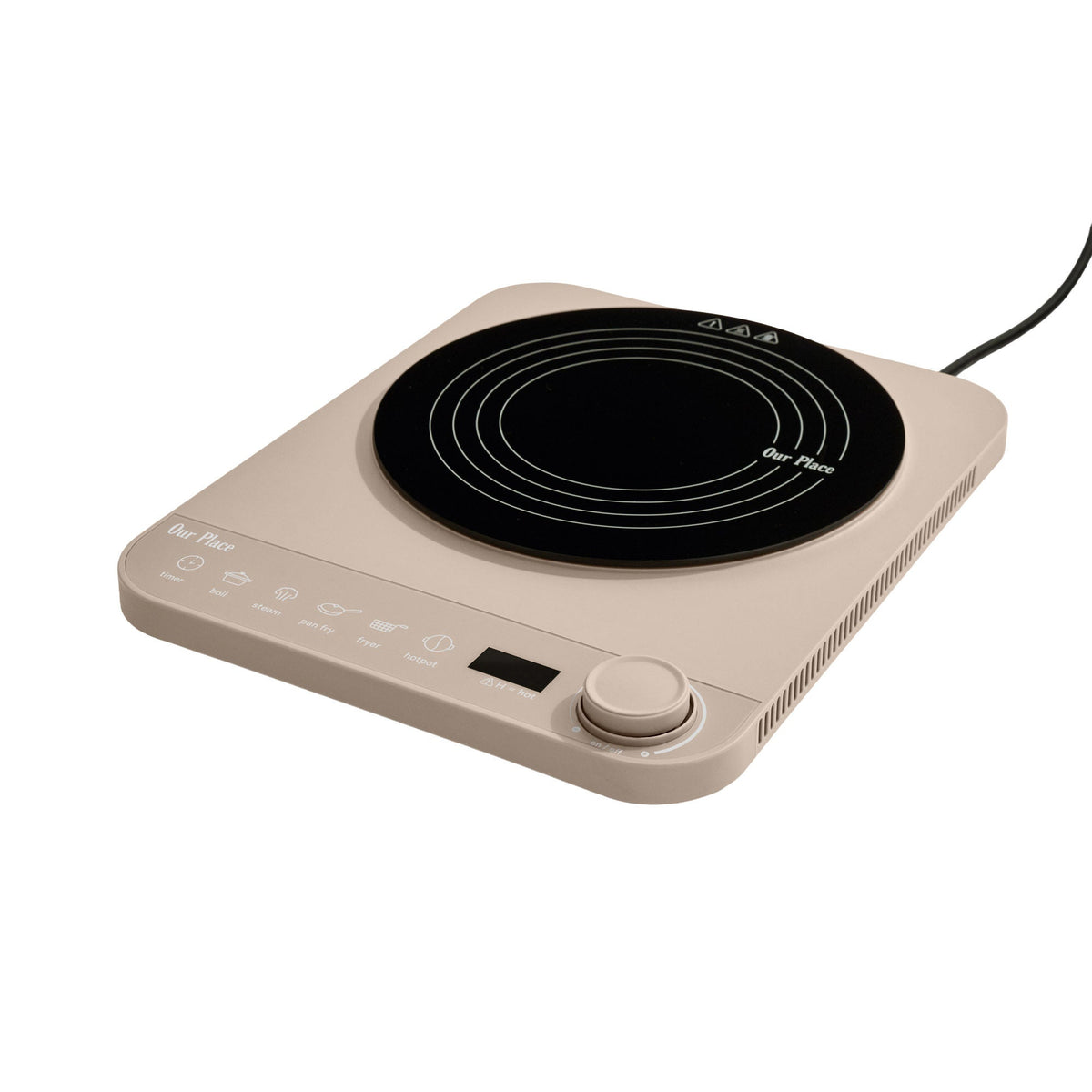 Our Place Induction Plate and Always Pan with Hot Grips