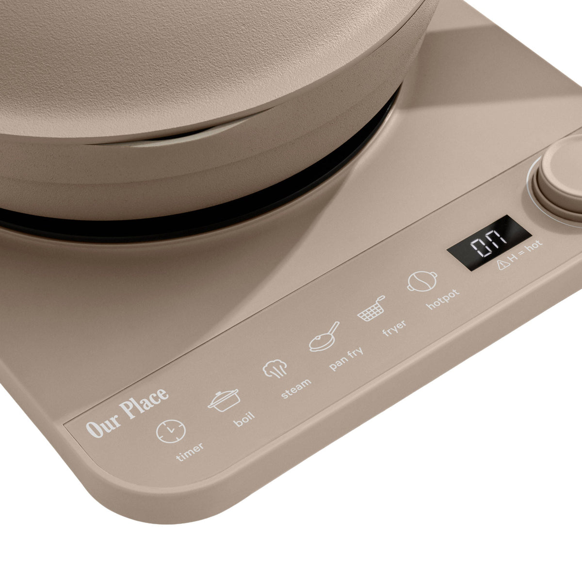 Our Place Induction Plate and Always Pan with Hot Grips