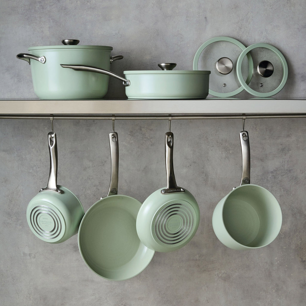 Circulon Halo with LaserDefense 10-piece Ceramic Nonstick Cookware Set