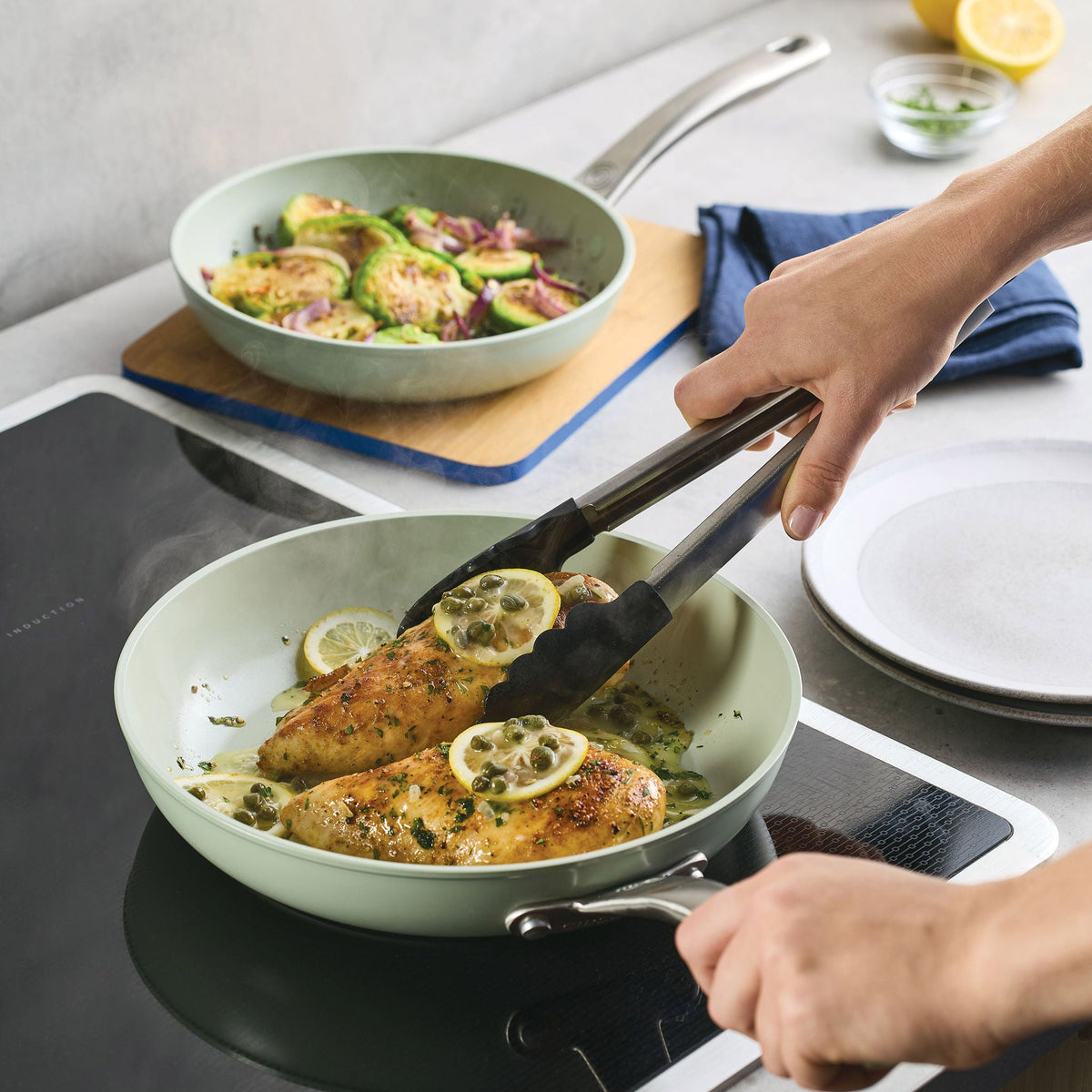 Circulon Halo with LaserDefense 10-piece Ceramic Nonstick Cookware Set