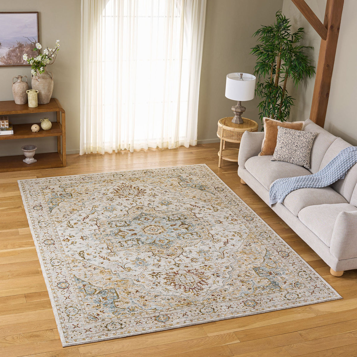 Safavieh Hamilton Area Rug, Ivory Blue, 8' x 10'