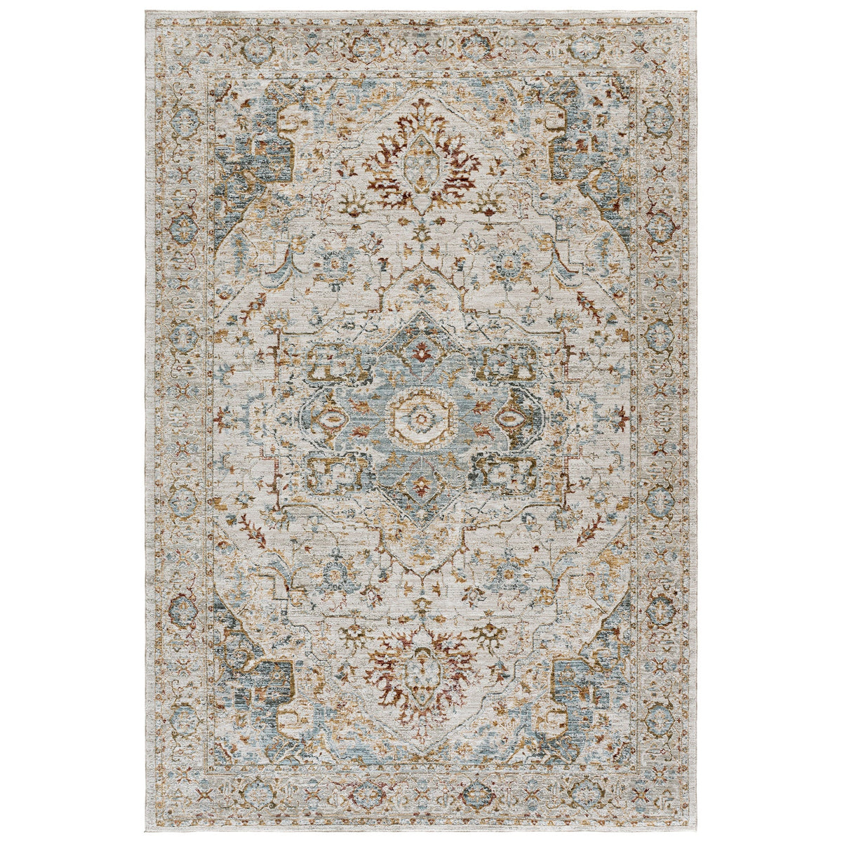 Safavieh Hamilton Area Rug, Ivory Blue, 6' x 9'
