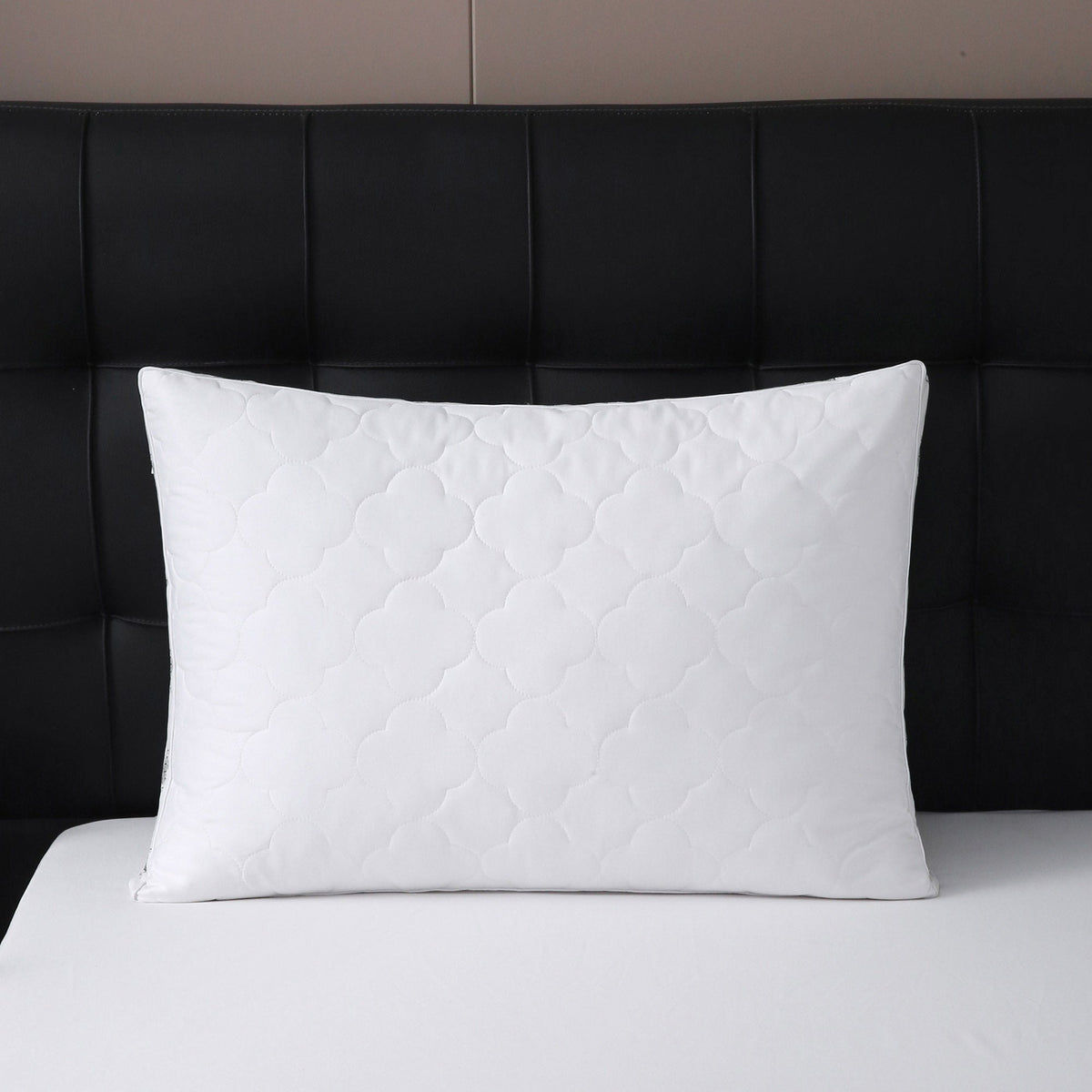 Quilted Wool Blend Surround Pillow