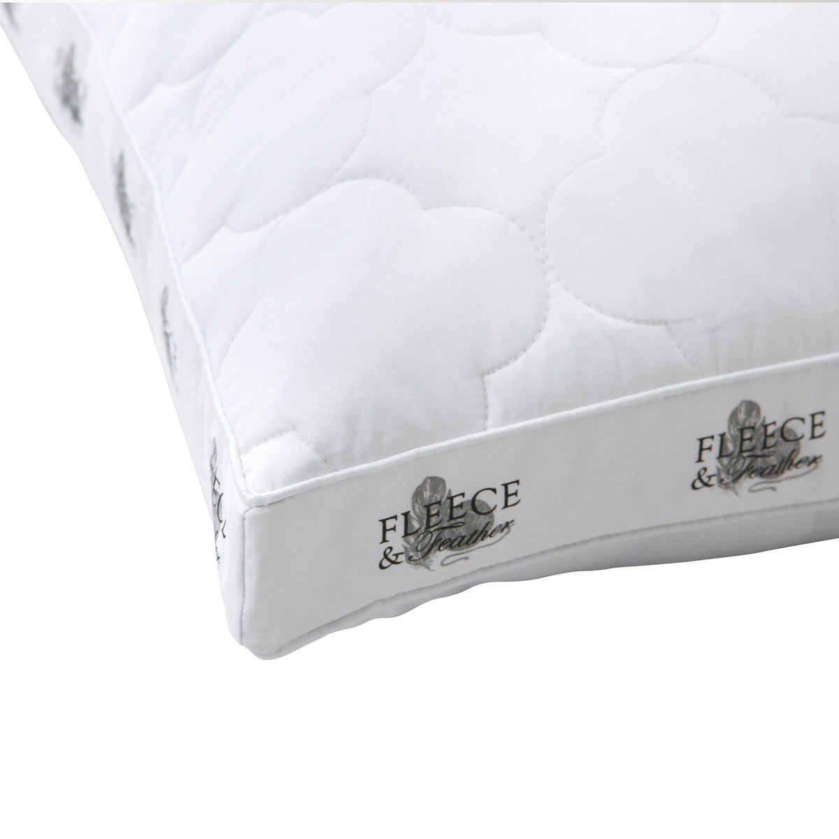 Quilted Wool Blend Surround Pillow