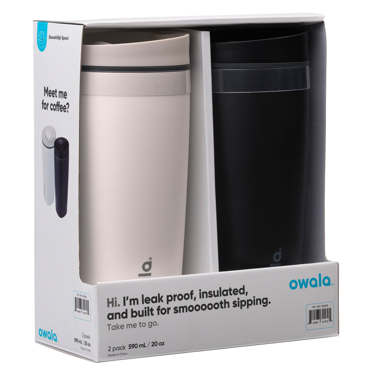 Owala SmoothSip Slider 20oz 2-pack