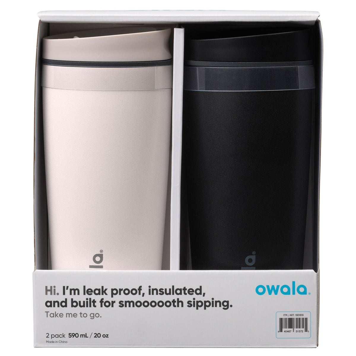 Owala SmoothSip Slider 20oz 2-pack