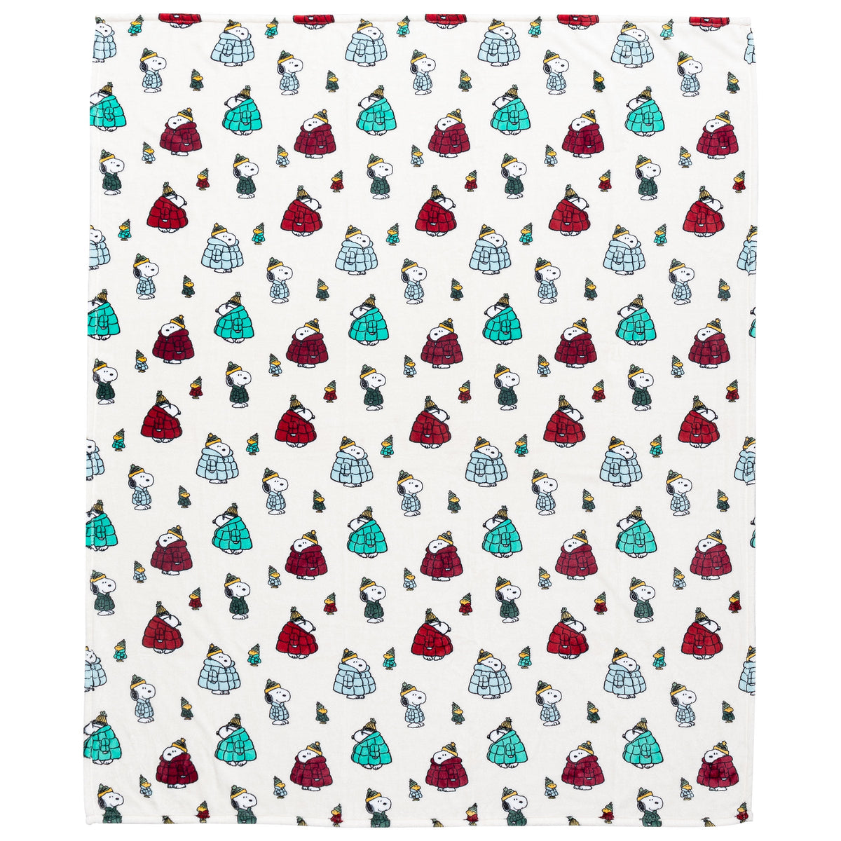 Peanuts Printed VelvetLoft Throw, Holiday 2-pack