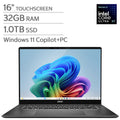 MSI Prestige 16 AI+ Copilot+ Laptop - 16" OLED 2880 x 1800 Touchscreen - Intel Core Ultra X7 358H - 32GB RAM - 1TB SSD - Windows 11 – image 1