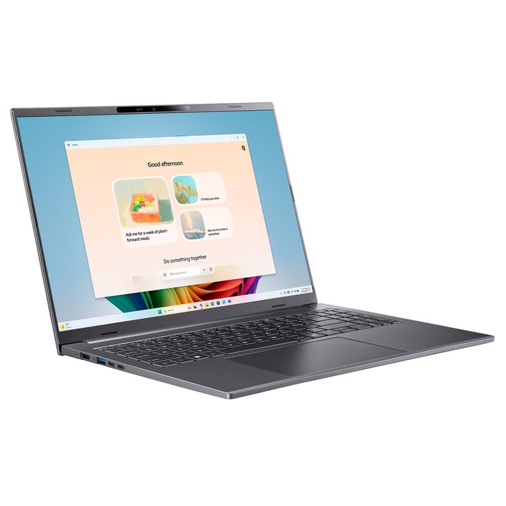 Acer Aspire 16" AI Copilot+ PC Touchscreen Laptop - Intel Core Ultra 5 processor 226V - WUXGA (1920 x 1200) Touchscreen - 16GB RAM - 1TB SSD - Windows 11 Home - Steel Gray – image 3