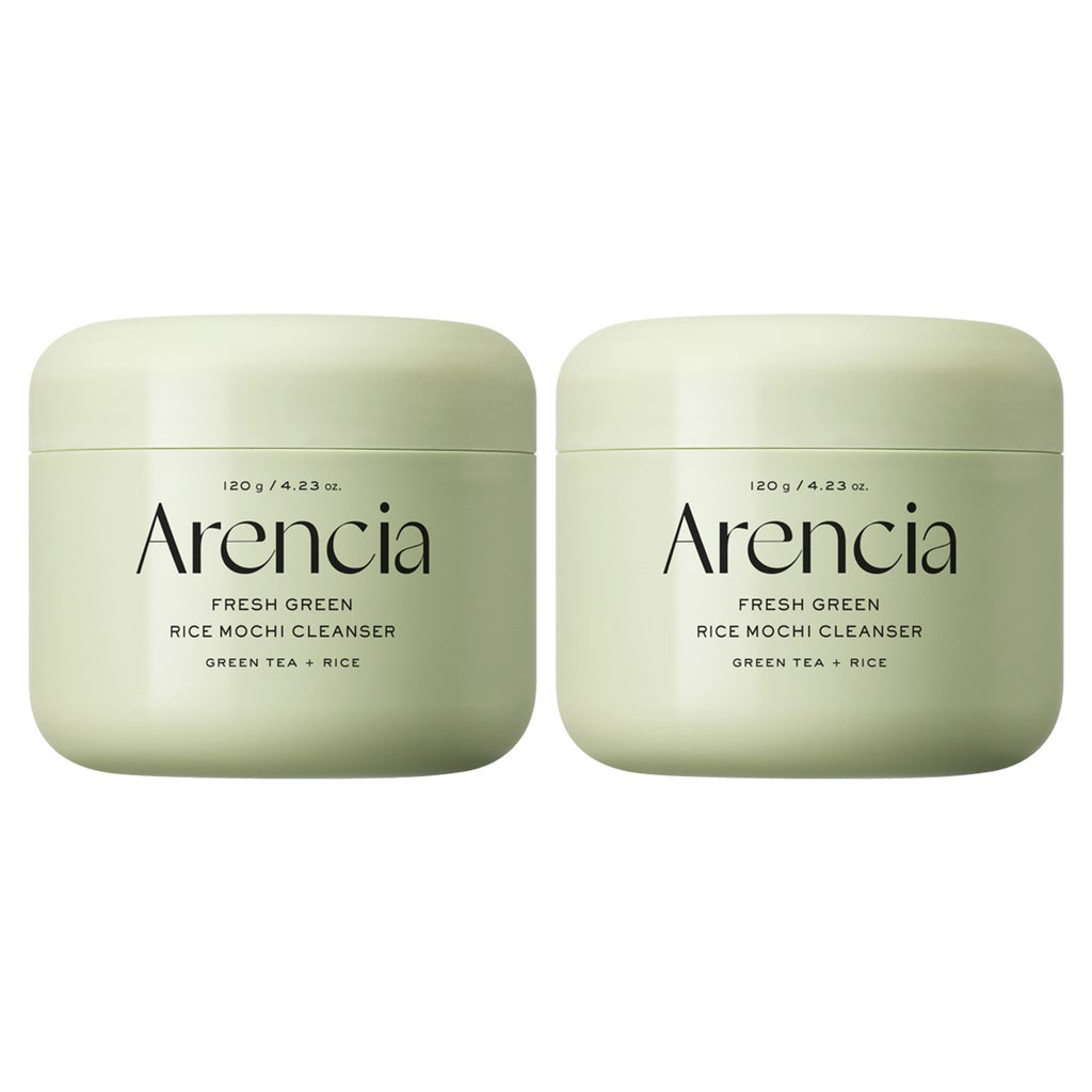 Arencia Fresh Green Rice Mochi Cleanser 4.23 fl oz, 2-pack - product image