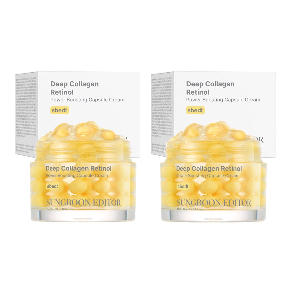 Sungboon Editor Deep Collagen Retinol Power Boosting Capsule Cream, 1.69 fl oz, 2-pack - product image