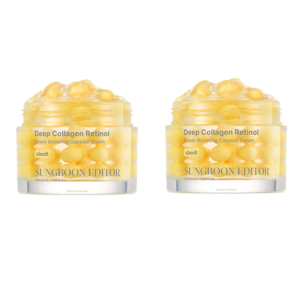 Sungboon Editor Deep Collagen Retinol Power Boosting Capsule Cream, 1.69 fl oz, 2-pack - product image