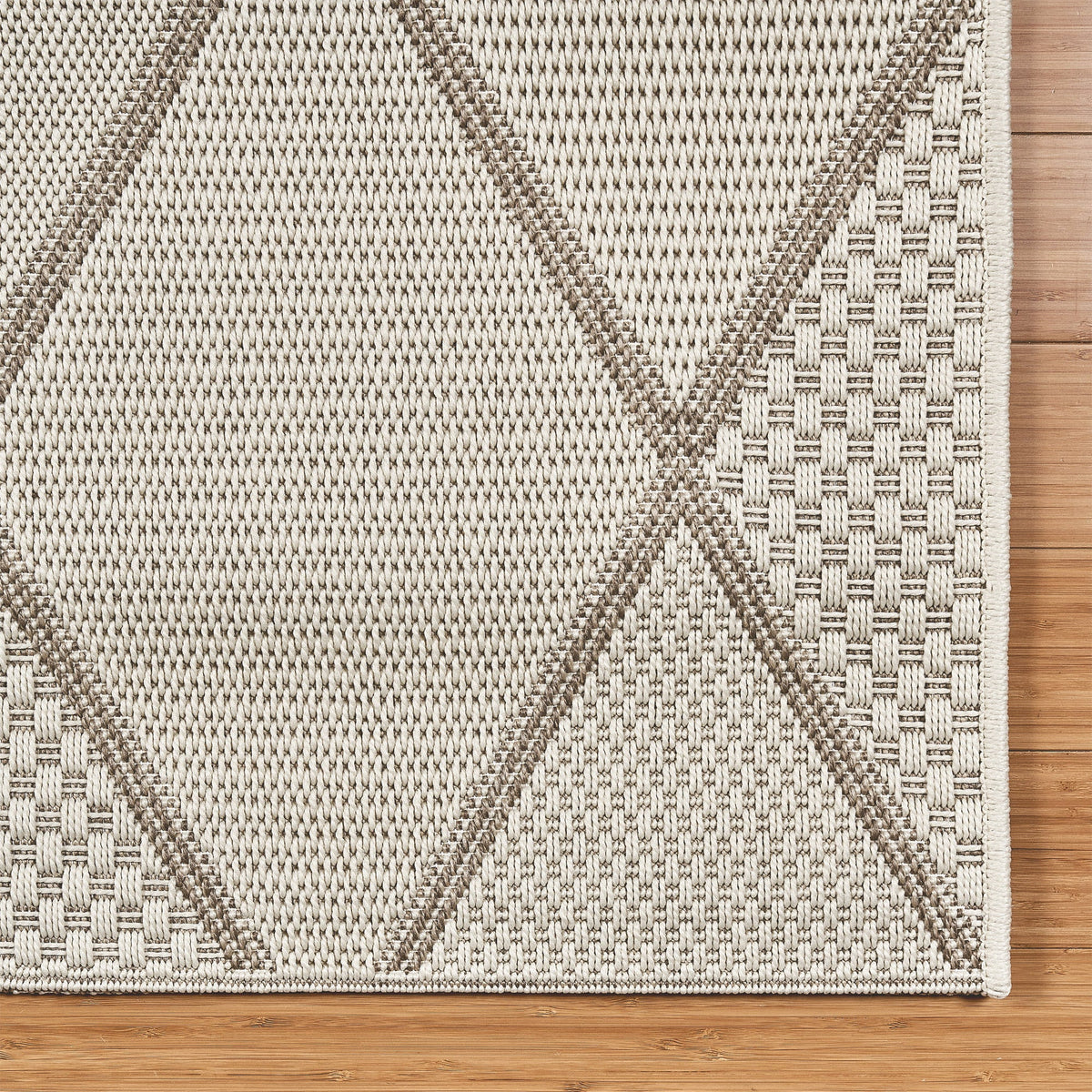 Laguna Indoor/Outdoor Area Rug, Morris Angora Rope, 5'3" x 7'