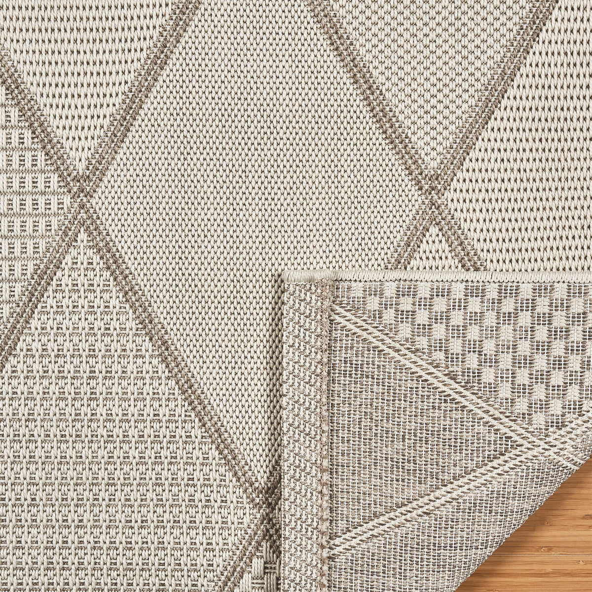 Laguna Indoor/Outdoor Area Rug, Morris Angora Rope, 5'3" x 7'