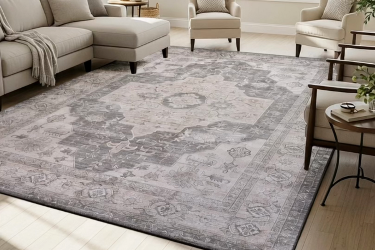 Vintage Area Rug, Donati, 8'8” x 13'