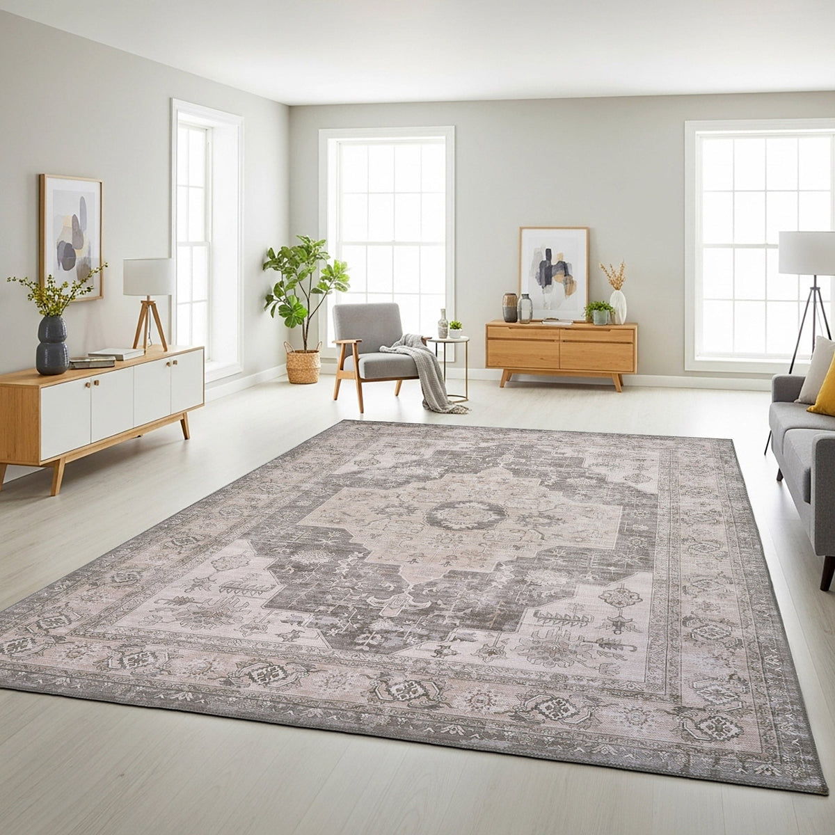 Vintage Area Rug, Donati, 8'8” x 13'
