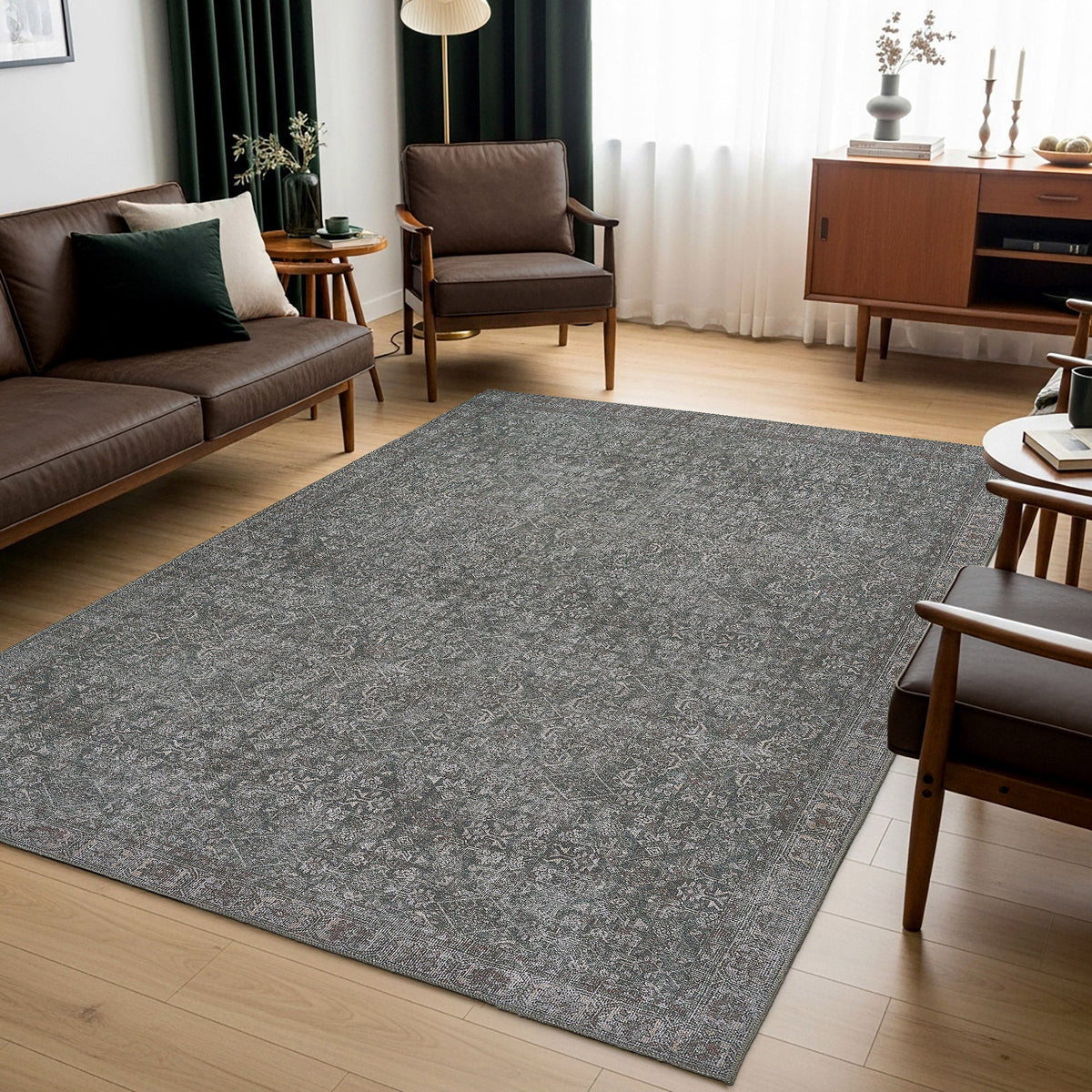 Vintage Area Rug, Cella, 6'6” x 9'6”