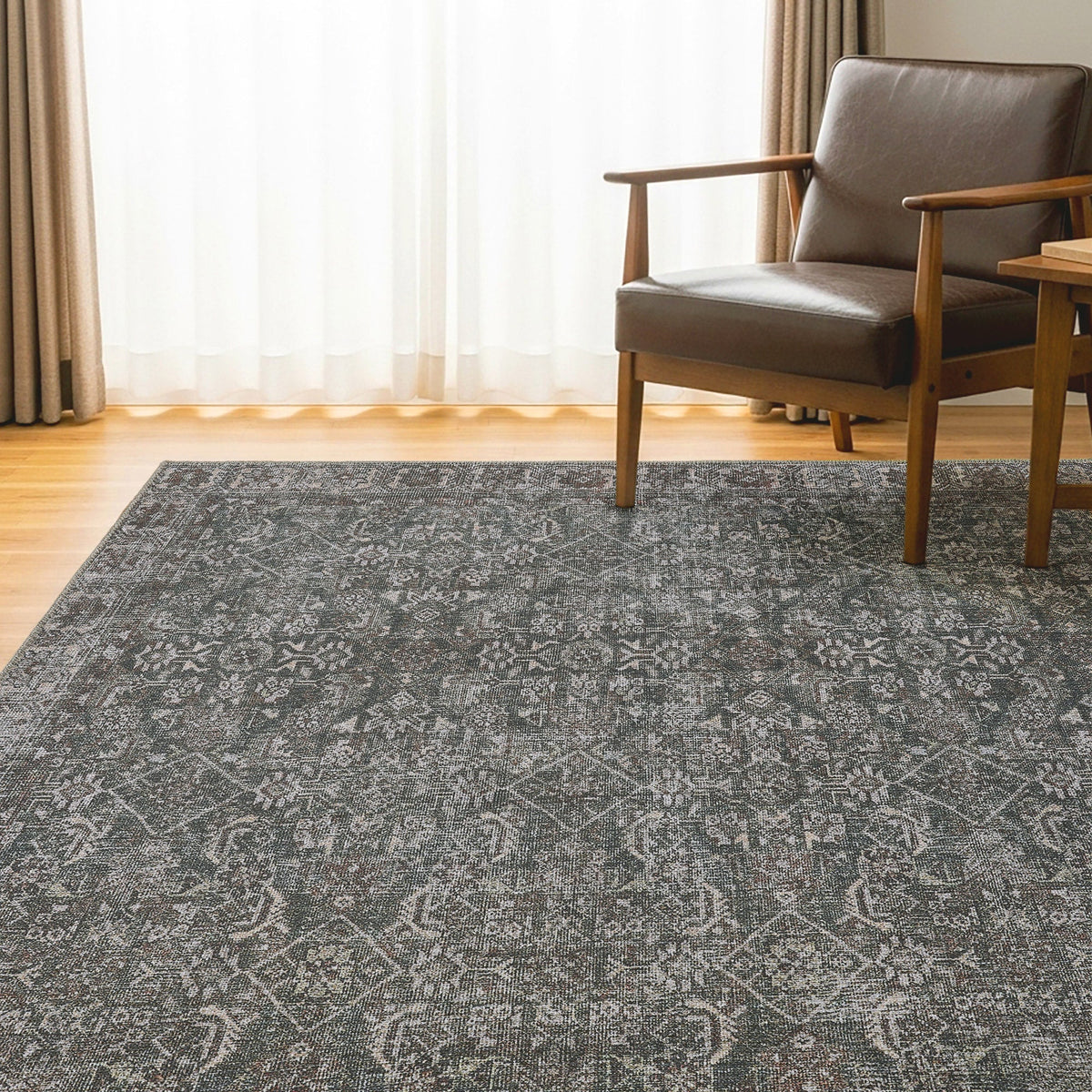 Vintage Area Rug, Cella, 6'6” x 9'6”