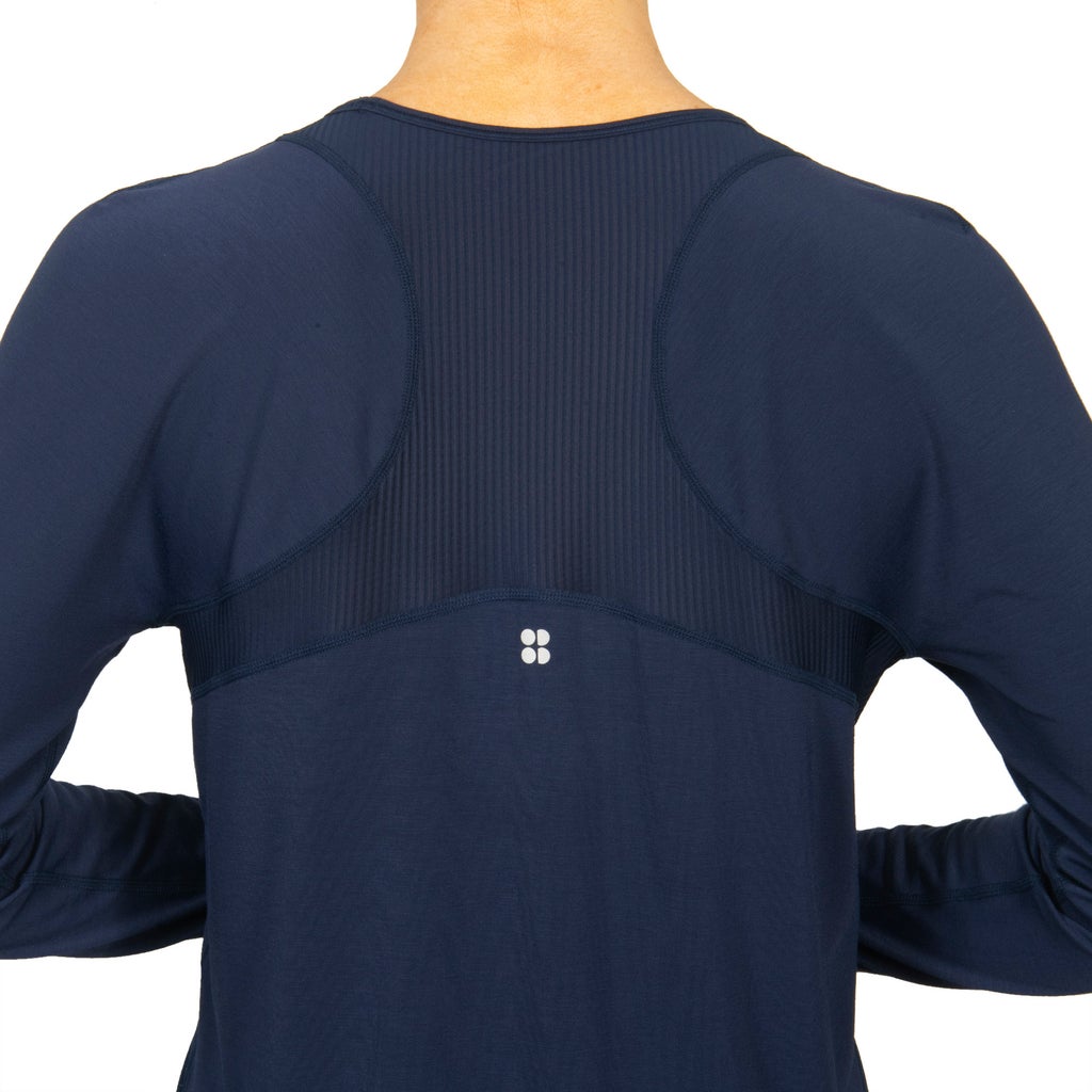 [color:navy] Sweaty Betty Women's Long Sleeve Top - Navy - image 15
