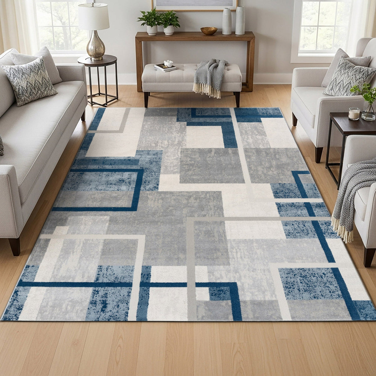 Eden Area Rug, Abstract Geo, 5'3" x 7'