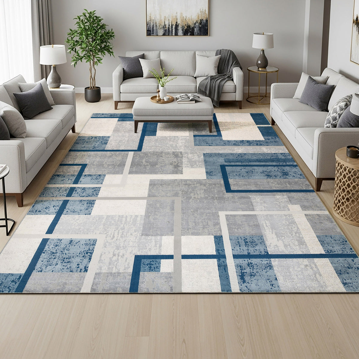 Eden Area Rug, Abstract Geo, 8'8" x 13'
