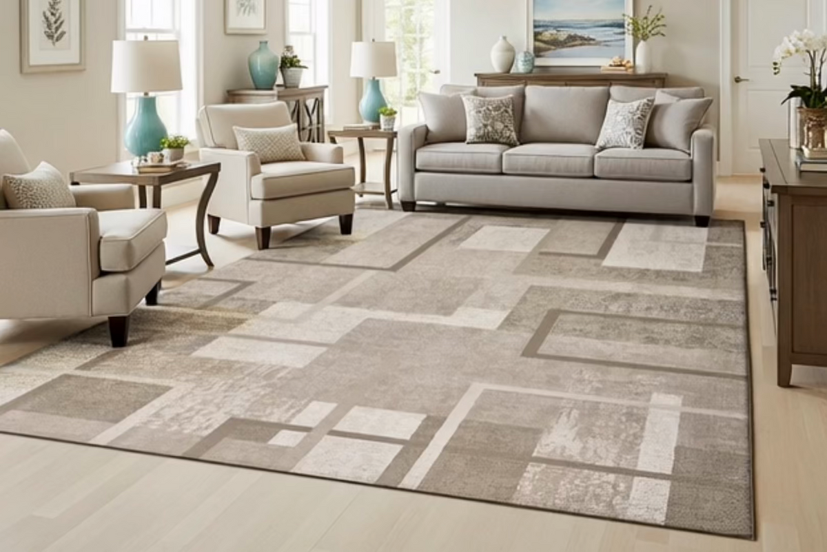 Eden Area Rug, Abstract Geo, 8'8" x 13'