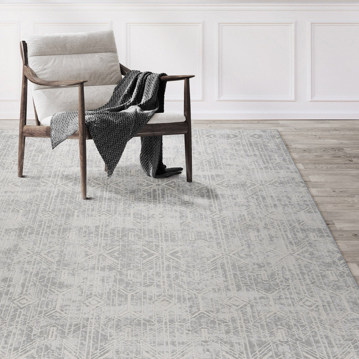 Eden Area Rug, Mesta Ivory 6'6" x 9'6"
