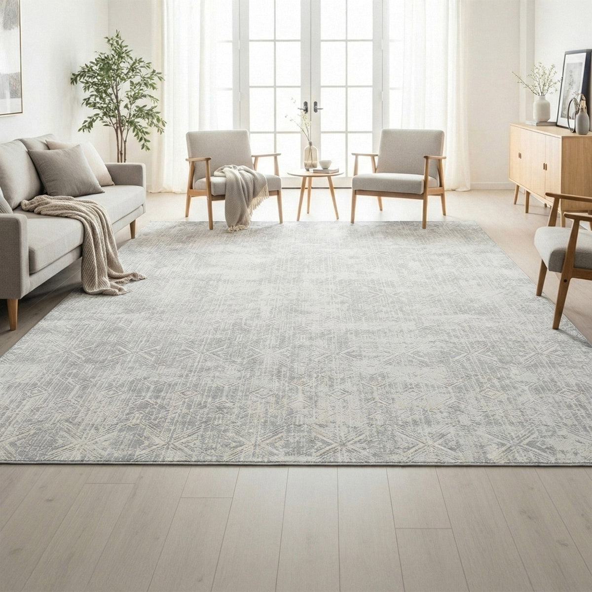 Eden Area Rug, Mesta Ivory 8'8" x 13'
