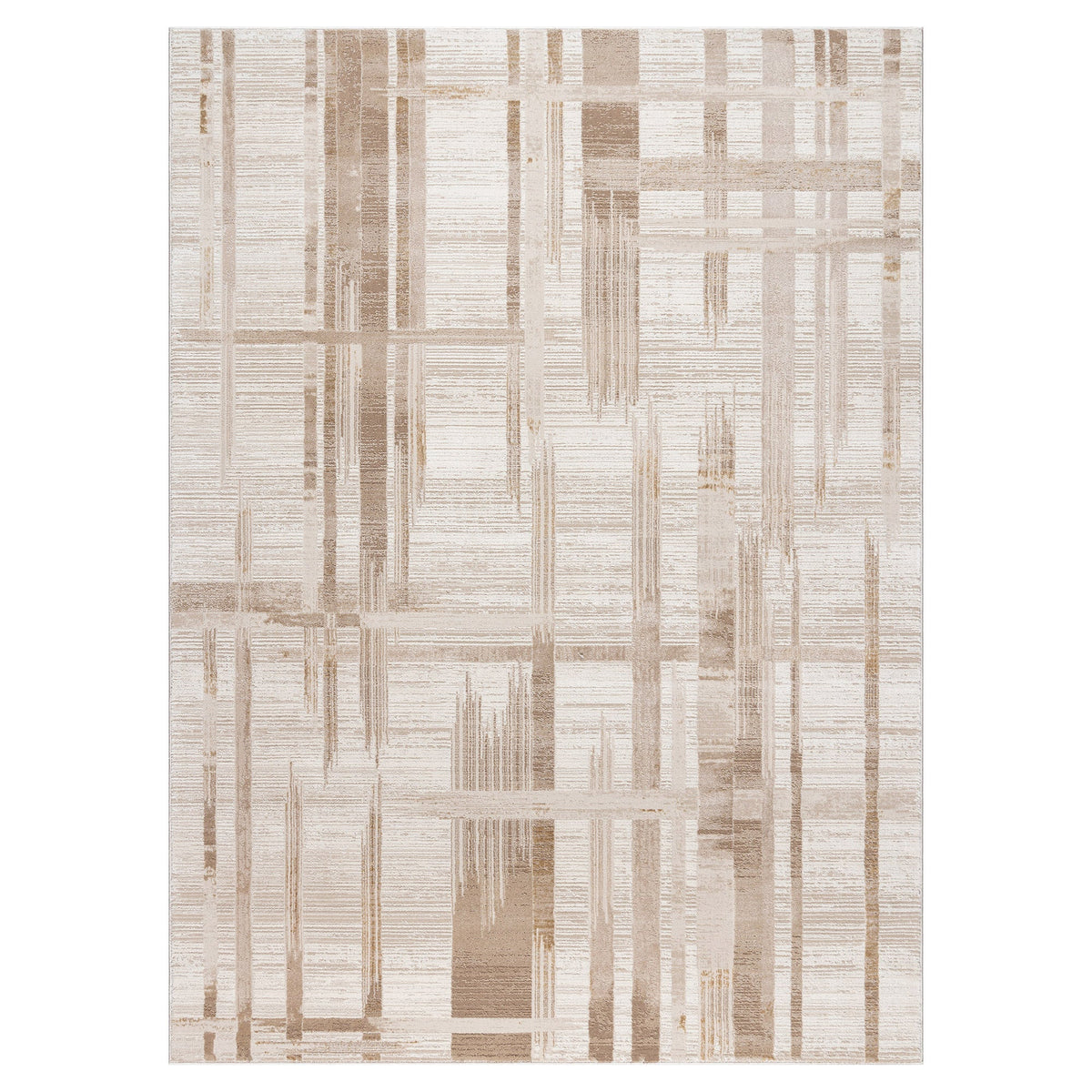 Eden Area Rug, Clea Beige, 6'6” x 9'6”
