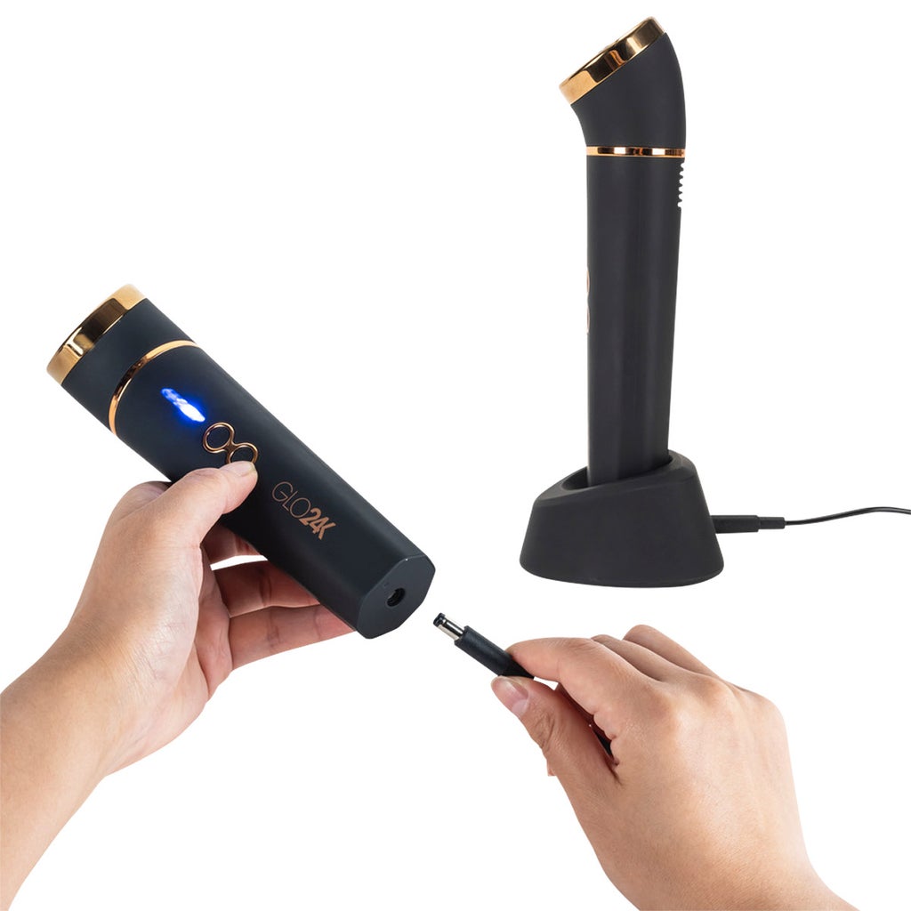 GLO24K Red Light LED Rejuvenation Device with Heat / Vibration + Hydra Gel - product image