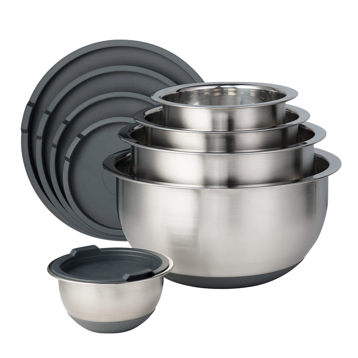 Tramontina 10-piece Stainless Steel Mixing Bowl Set